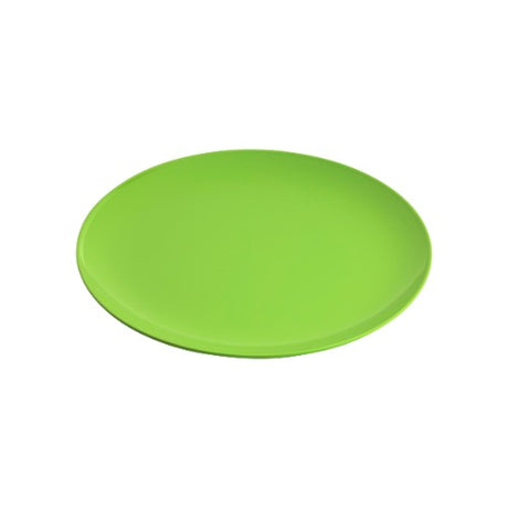 Vibrant Gelato Lime melamine plates, set of 6, stylish and durable for any dining occasion, microwave and dishwasher safe.