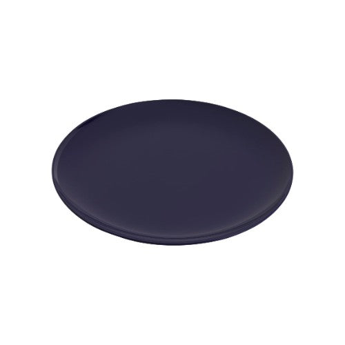 Set of 6 melamine Jab Coupe Plates in Gelato Navy, durable and elegant, perfect for everyday dining and special occasions.