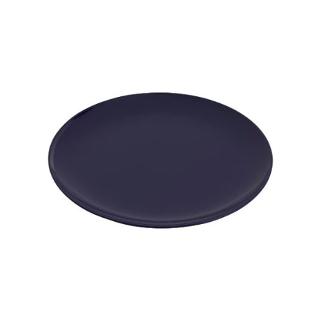 Set of 6 melamine Jab Coupe Plates in Gelato Navy, durable and elegant, perfect for everyday dining and special occasions.