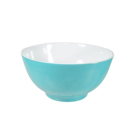 Set of 6 vibrant Bubble Gum melamine bowls, durable, scratch-resistant, and perfect for indoor or outdoor dining.
