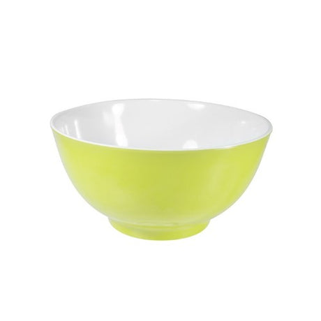 Set of 6 apple green melamine bowls, combining elegance and durability for versatile dining experiences.