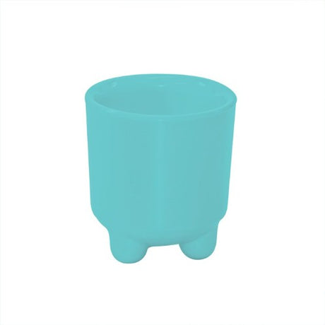Set of 6 vibrant Bubble Gum egg cups in premium melamine, perfect for stylish breakfasts and easy cleanup.