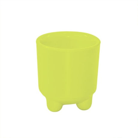 Set of 6 vibrant apple-colored Jab Sorbet egg cups, stylish and durable, perfect for any dining occasion.