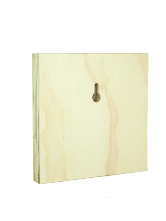 Art Block Plywood : Dark Wood - Fantail
