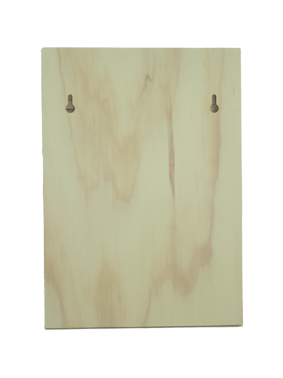 Wall Art / Wall Hanging - Dark Wood Kingfisher (Plywood) - Large