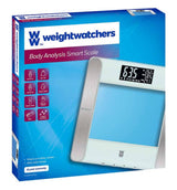 Sleek Weight Watchers Body Analysis Smart Scale with LCD display, tracks weight and body metrics for effective health management.