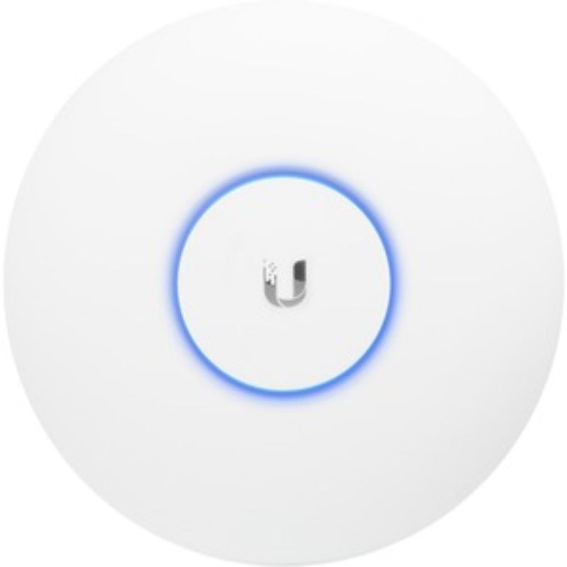 Ubiquiti UniFi UAP-AC-PRO access point with dual-band 3x3 MIMO, delivering up to 1.27 Gbit/s for robust Wi-Fi networks.