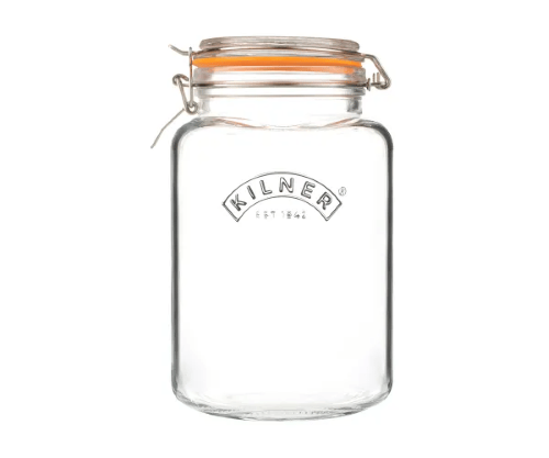 Square Clip Top Jar - Kilner (3 Litre)