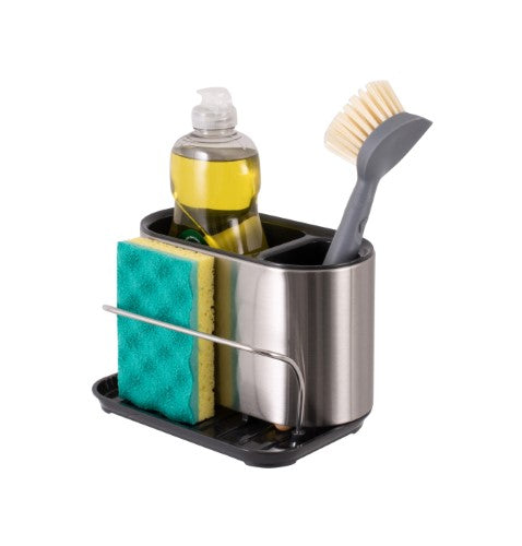 Avanti Sink Organiser with sponge holder, dish brush slot, and drainage base for a tidy kitchen sink area.