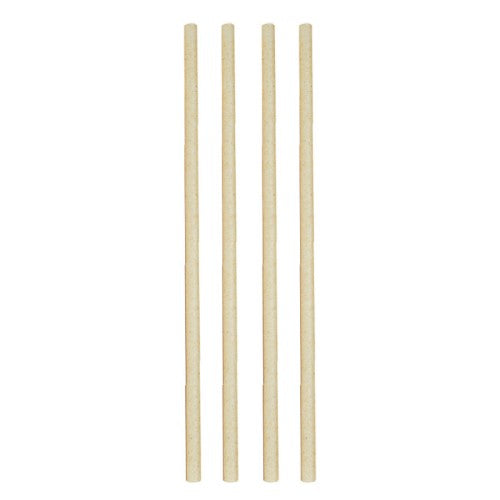 Avanti sugar cane straws, 23cm long, eco-friendly, compostable, set of 50, perfect for cold and warm beverages.