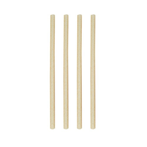 Eco-friendly Avanti sugarcane smoothie straws, 23cm, biodegradable, durable for warm and cold drinks, set of 24.