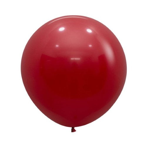 Vibrant 60cm imperial red latex balloons, pack of 10, perfect for celebrations and stunning displays.