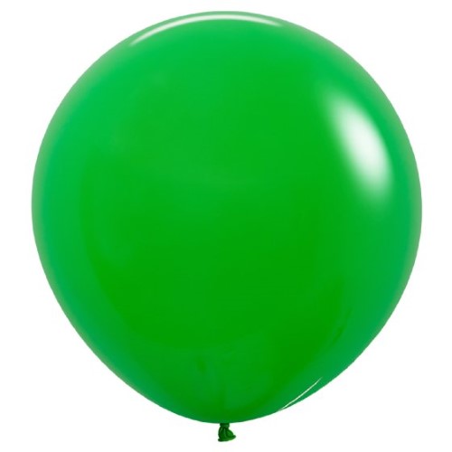 Sempertex shamrock green latex balloons, 60cm, pack of 10, perfect for festive occasions and stylish decorations.