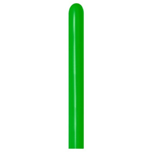 Vibrant pack of 100 Shamrock Green latex balloons, perfect for festive occasions and celebrations like St. Patrick's Day.