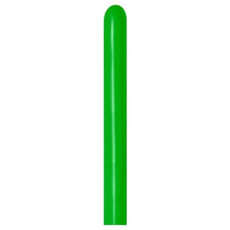 Vibrant pack of 100 Shamrock Green latex balloons, perfect for festive occasions and celebrations like St. Patrick's Day.