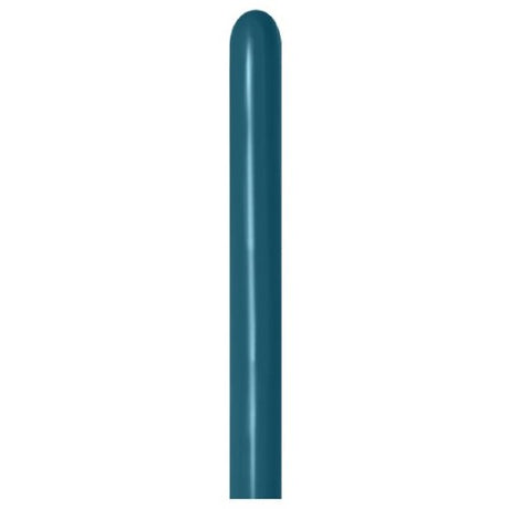 Pack of 100 deep teal latex balloons, perfect for elegant party decor and versatile enough for any celebration.