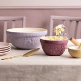 16cm Mason Cash Meadow Pudding Basin featuring floral embossing, perfect for steaming puddings or serving dishes.