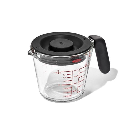 Glass Measure Cup W/ Lid - OXO GG (2 Cup)