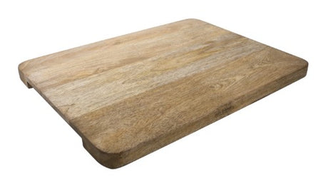 Peer Sorensen mango wood cutting board, 32x24x2.5cm, features unique grains, antibacterial properties, and a gentle surface for knives.