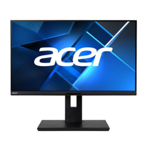 Acer B278u 27" QHD IPS monitor with 2560x1440 resolution, HDMI, USB-C, adjustable height, and built-in speakers.