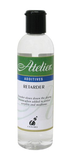 Acrylic Paint - Atelier Retarder 250ml bottle for versatile drying control, blending, and layering techniques for artists.