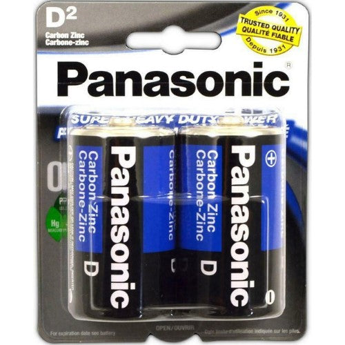 Panasonic D Batteries 2pc ( 6 Pack )