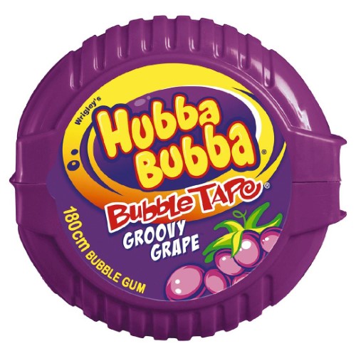 Hubba Bubba Tape Grape 56g ( 12 Pack )