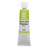 Art Spectrum 40ML S2 VIBRANT GREEN oil paint tube, featuring rich pigments for bold, durable artwork and excellent mixing potential.