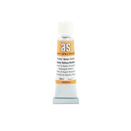 Art Spectrum Naples Yellow Reddish watercolour paint in a 10ml tube, featuring lightfast pigments for vibrant, lasting color.