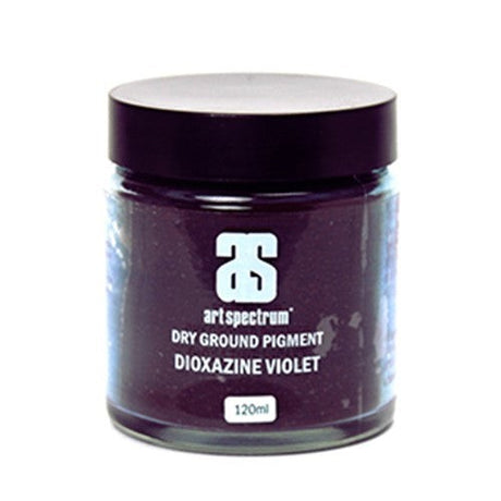 Art Spectrum 120ML Dioxazine Violet dry ground pigment, vibrant color for professional artists, suitable for oils, watercolors, and acrylics.