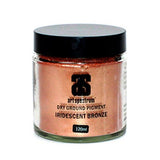 Art Spectrum Dry Ground Pigment in Iridescent Bronze, 120ML, offers vibrant, lightfast color for oil, watercolor, and mixed media.