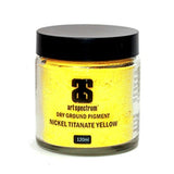 Vibrant 120ML S2 Nickel Titanate Yellow dry ground pigment, ideal for enhancing artistic creations with rich, lightfast color.