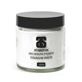 Art Spectrum Dry Ground Pigment 120ML S1 Titanium White, pure lightfast pigment for vibrant opacity in various art mediums.