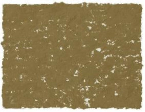 Soft olive green square pastel, ideal for blending and detailing in artistic creations, crafted with professional-grade pigments.