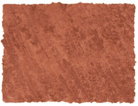 Soft pastel square in copper hue, designed for smooth blending and detailed artwork, perfect for artists of all levels.