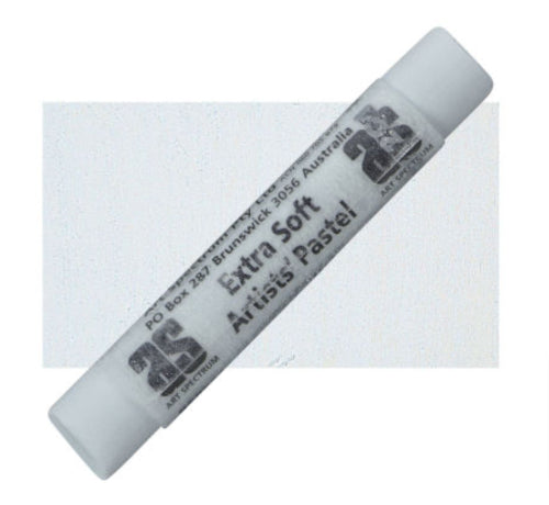 Smooth soft cool grey pastel stick, ideal for blending and layering in expressive artwork with vibrant, intense colors.