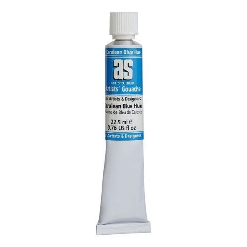 Art Spectrum Cobalt Blue gouache, 22.5ml, offers vibrant color, smooth finish, and versatility for various painting techniques.
