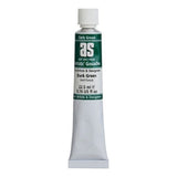 Art Spectrum As Gouache 22 5ml Dark Green, a rich, high-pigment water-based paint for vibrant artistic creations.