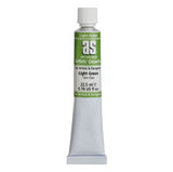 Vibrant light green gouache paint in a 22.5ml tube, perfect for detailed or bold artistic techniques with a matte finish.