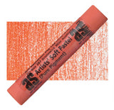 Vibrant coral pastel stick, hand-crafted for rich color, smooth application, and eco-friendly artistry. Perfect for sunset and floral scenes.