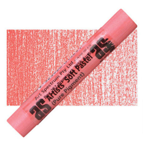 Vibrant Artist Pastel Coral T 507, featuring velvety texture and rich, lightfast pigments for seamless blendability in artwork.