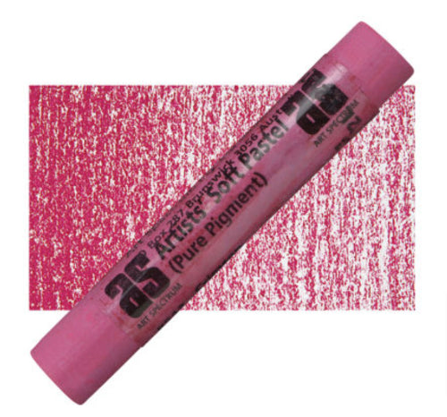 Rich crimson pastel stick, handcrafted for vibrant, smooth application and blending in various art mediums. Safe and non-toxic.