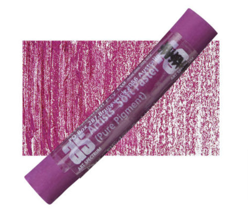 Vibrant Flin Red Violet P 517 pastel stick, handcrafted for rich color with smooth blending and layering for artists.