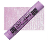 Vibrant Flin Red Violet pastel stick, handcrafted with lightfast pigments for rich, velvety color in artwork.