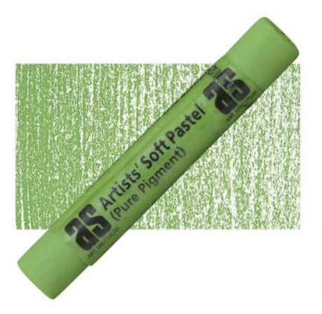 Vibrant Artist Pastel in Grass Green N 573, showcasing rich color payoff with a velvety texture, perfect for all artists.