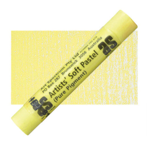 Vibrant Lemon Yellow pastel offering excellent color payoff, ideal for layering and blending in artwork without toxic substances.