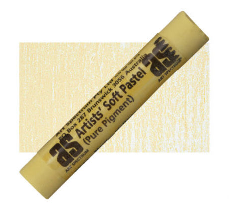 Vibrant Naples Yellow P 542 pastel stick, ideal for rich color blending and smooth application in artwork. Eco-friendly and safe.