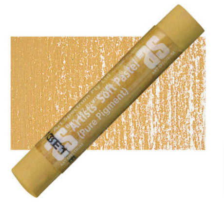 Artist Pastel Raw Sienna P 544 stick showcasing rich, warm hues for vibrant, long-lasting artwork without harmful chemicals.