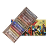 Artist Pastels Set of 15 in clam shell case, featuring vibrant skin tones for effortless blending in portrait art.