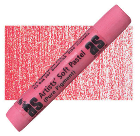 Vibrant deep red pastel stick, ideal for artists, with lightfast pigments for rich texture and safe, eco-friendly use.